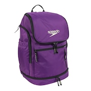 (メンズ、レディース)水泳バッグ FS PACK 紫 35L SE22501 PU スイマーズリュック シューズポケット シューズ収納 保冷シート付ポケット