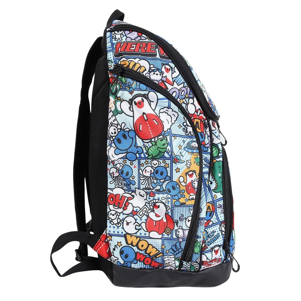 アリーナ（ARENA）（メンズ、レディース）水泳バッグ バックパック 総柄 約35L AS5FBP31U BKBK