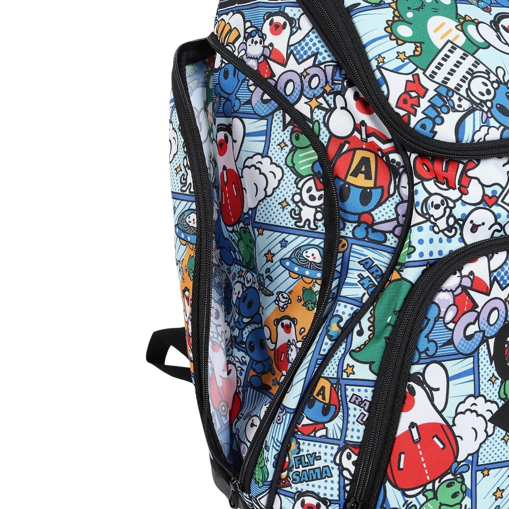 アリーナ（ARENA）（メンズ、レディース）水泳バッグ バックパック 総柄 約35L AS5FBP31U BKBK