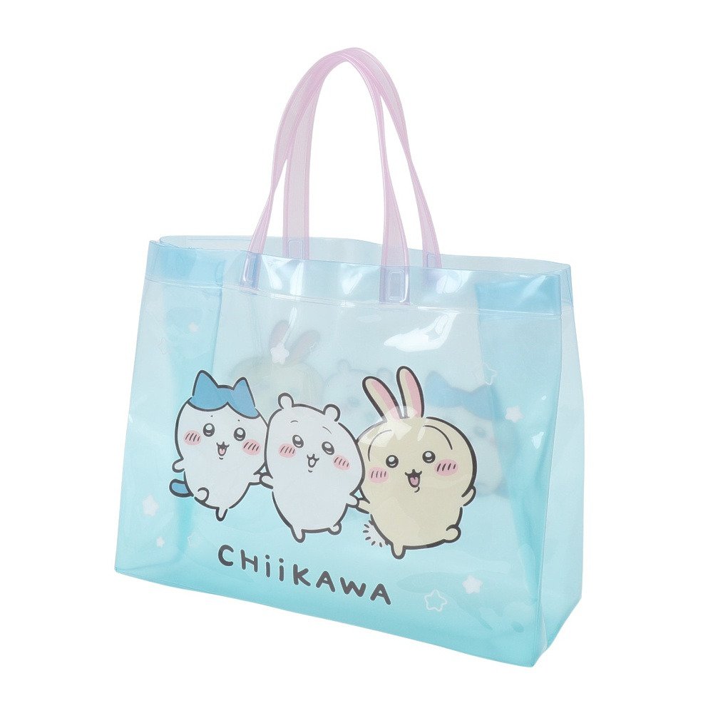 BABYLビニールバッグ ちいかわ（chiikawa）（キッズ）水泳バッグ PVCトート 青 9L 226821
