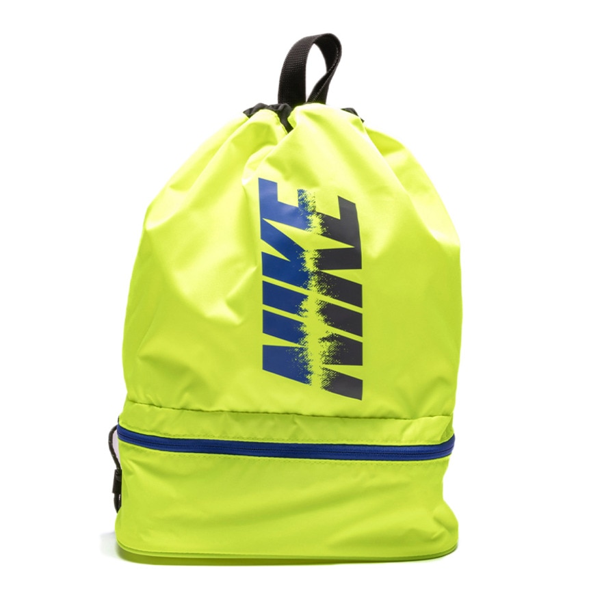 ナイキ（NIKE）（キッズ）水泳バッグ 2ルームプールバッグ 黄色 14L 1994030-002 プールバッグ ネームタグ アスリート 部活 習い事 学生 学校 競技 競泳 