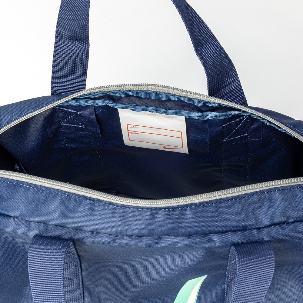 ナイキ（NIKE）（キッズ）水泳バッグ ボストンプールバッグ ネイビー 17L 1994031-019 ネームタグ 男女兼用 ユニセックス アスリート 部活 習い事 学生 学校