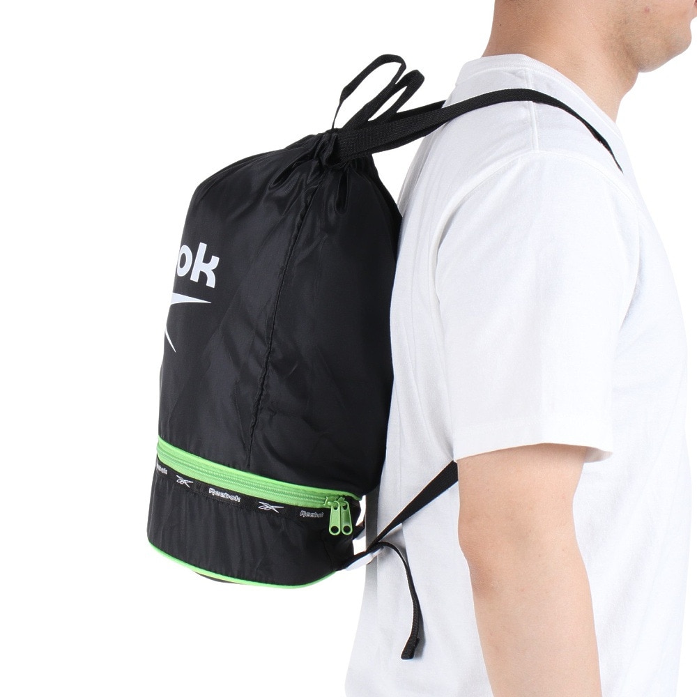 リーボック（REEBOK）（メンズ、レディース、キッズ）水泳バッグ 2重底バッグ スイム 123-538BK