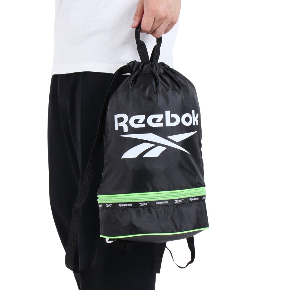 リーボック（REEBOK）（メンズ、レディース、キッズ）水泳バッグ 2重底バッグ スイム 123-538BK