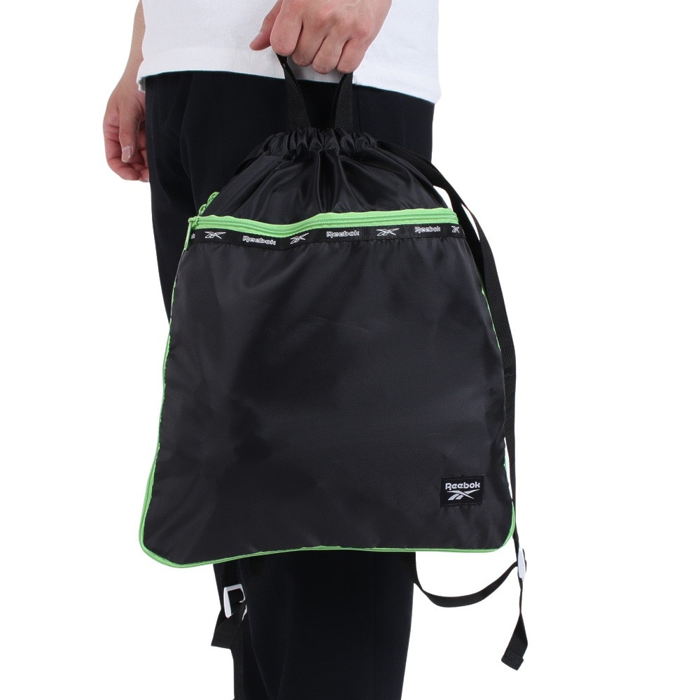 リーボック（REEBOK）（メンズ、レディース、キッズ）水泳バッグ ナップサック スイム 123-539BK
