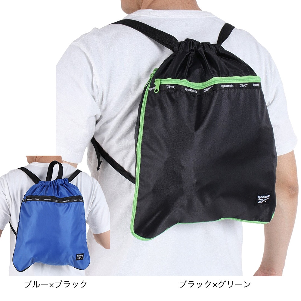 リーボック（REEBOK）（メンズ、レディース、キッズ）水泳バッグ ナップサック スイム 123-539BK