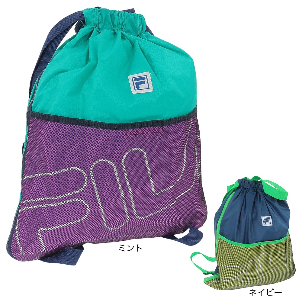 フィラ（FILA）（メンズ、レディース、キッズ）水泳バッグ ナップサック 123-522NV