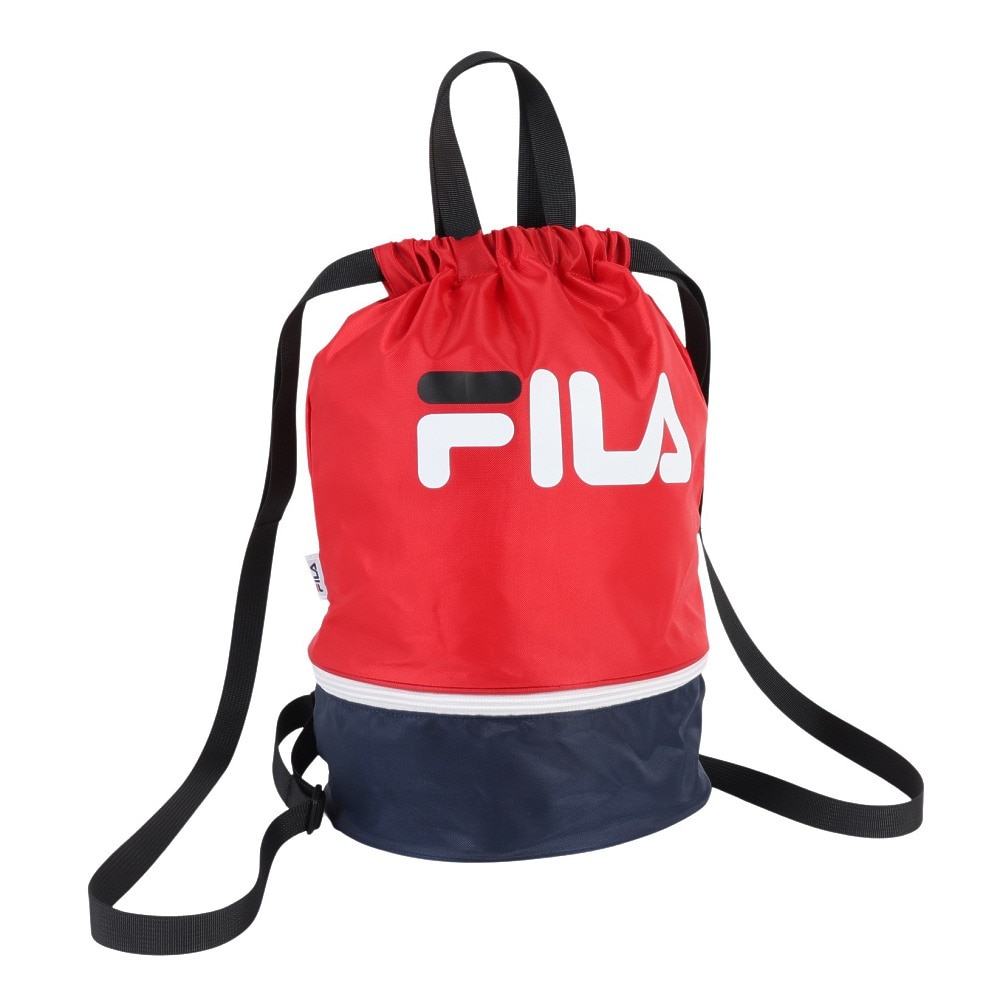 フィラ（FILA）（レディース）水泳バッグ 二重式ナップサック 424802-RD