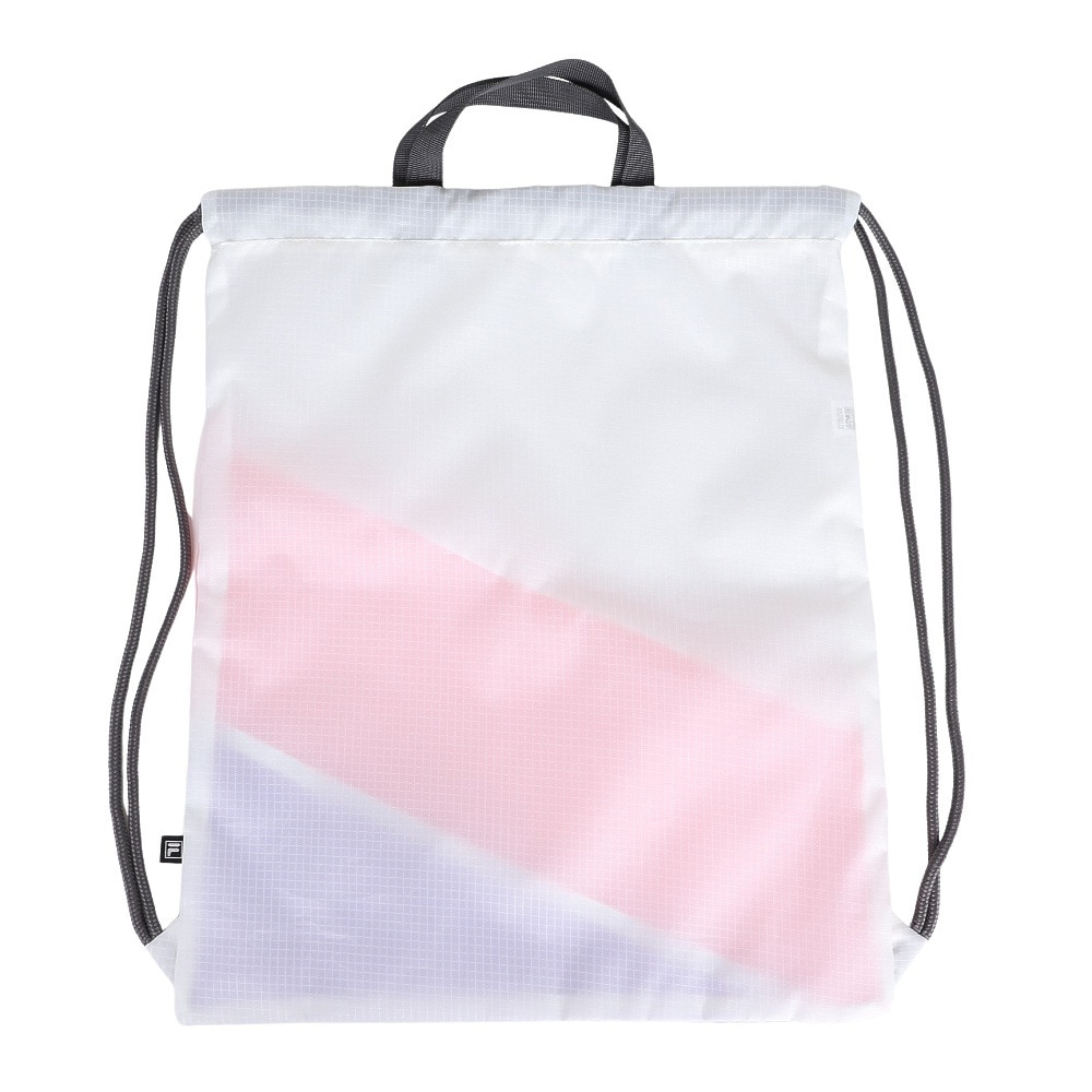 フィラ（FILA）（レディース、キッズ）水泳バッグ ロゴナップサック 2228355-WT