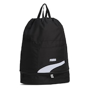 (メンズ、レディース)水泳バッグ スタイル 2 ルーム スイム バッグ 黒 079042 09 BLK シンプル ロゴ 軽量 カジュアル スポーティー 運動 部活