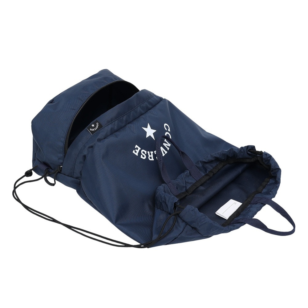 コンバース（CONVERSE）（メンズ、レディース、キッズ）スイミングバッグ 水泳バッグ ソフトボンザック 紺 26L 224111-25NVY プールバッグ リュック