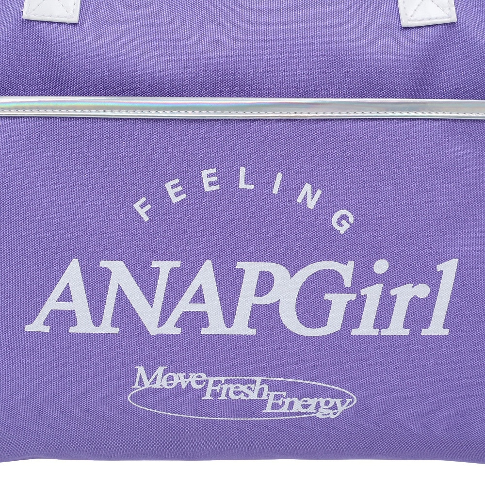 アナップ（ANAP）（キッズ）スイミングバッグ ジュニア 水泳バッグ ボストン 紫 10L 225705-25PPL プールバッグ ボストンバッグ 手提げバッグ