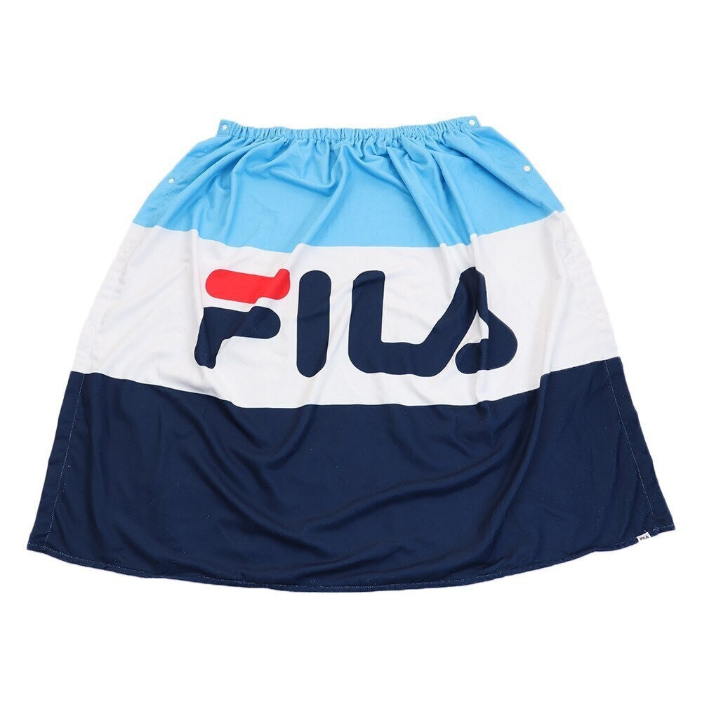 フィラ（FILA）（メンズ、レディース）水泳 タオル ロゴボーダー巻きタオル ラップタオル 429800BL
