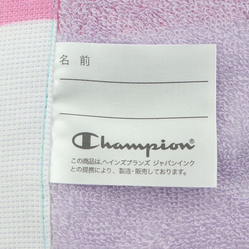 チャンピオン（CHAMPION）（キッズ）水泳 巻きタオル パステルロゴ 100cm丈 5065015700