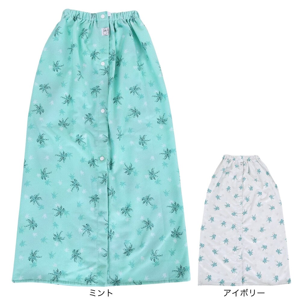 オーシャンパシフィック（Ocean Pacific）（レディース）水泳 タオル ヤシの木柄 巻きタオル ラップタオル 523959MNT