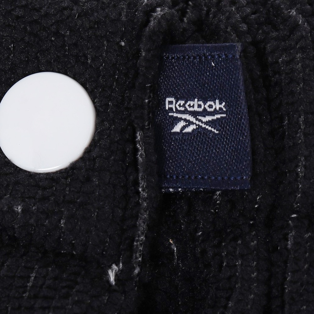 リーボック（REEBOK）（キッズ）タオル 水泳 PE80丈総柄巻きタオル 黒 80センチ 125411-BK 乾燥性 マイクロファイバー 冷え防止 紫外線対策 紫外線予防