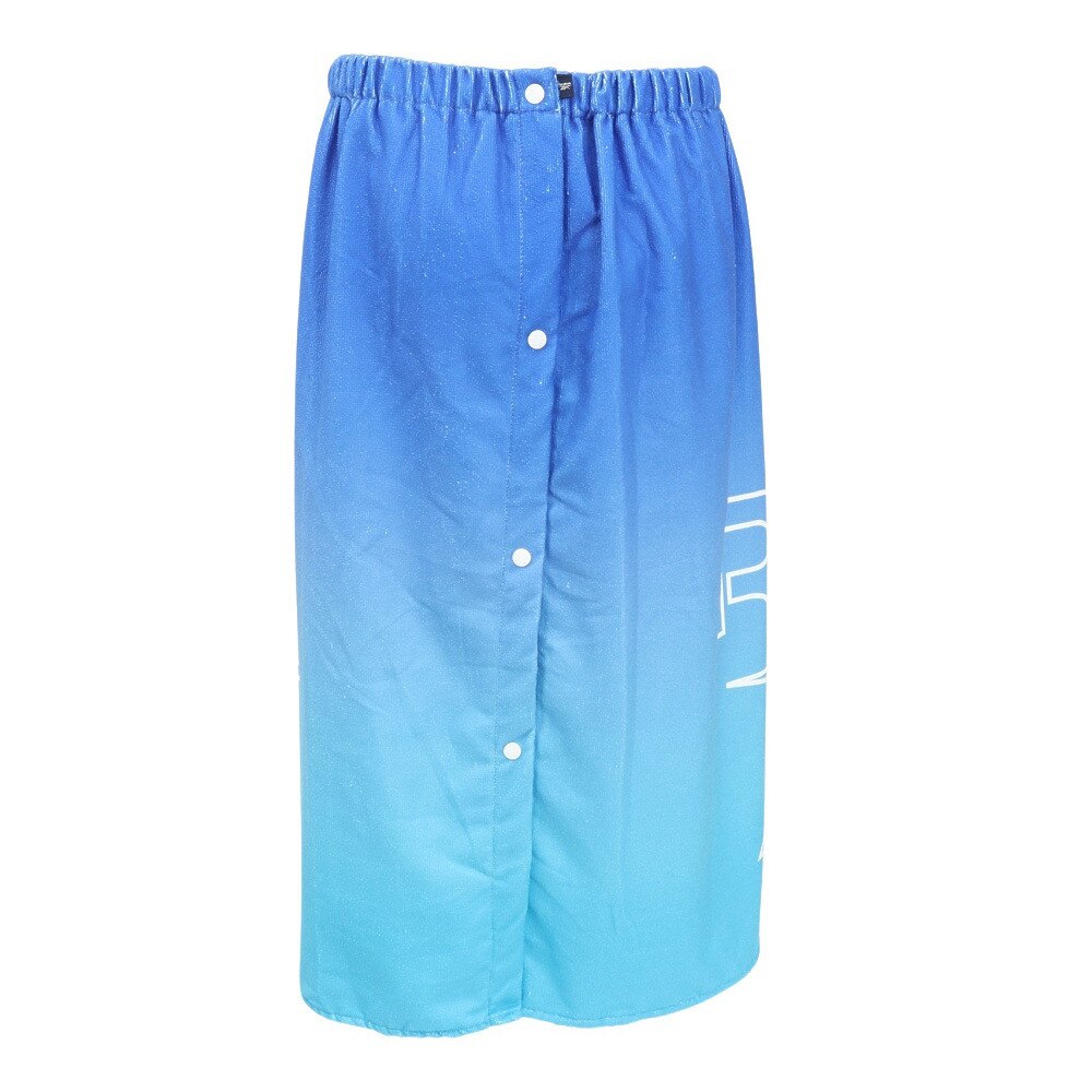 リーボック（REEBOK）（メンズ、レディース、キッズ）ラップタオル 水泳 PE80丈グラデ巻きタオル 青 80cm丈 125413 BL 大判 スイムタオル プール 水泳 子供