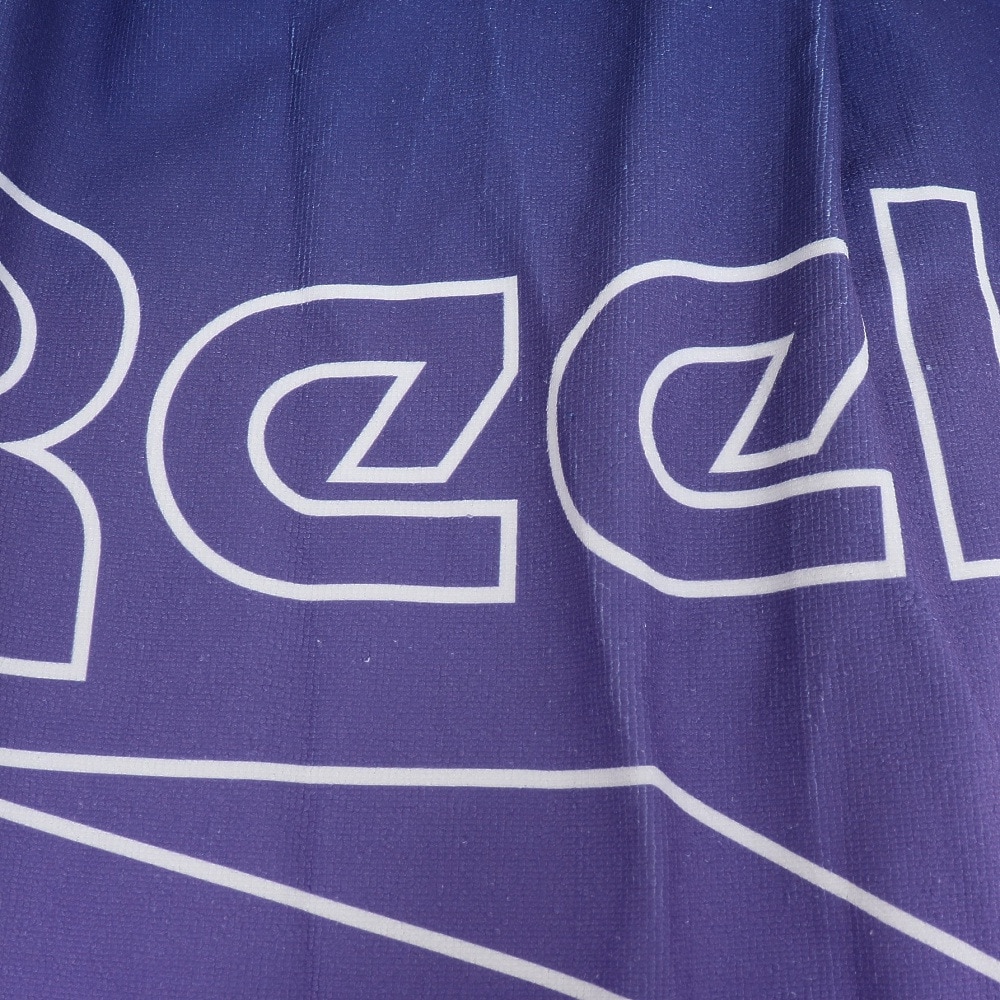 リーボック（REEBOK）（キッズ）タオル 水泳 PE80丈グラデ巻きタオル 紫 80センチ 125413-PPLK 乾燥性 マイクロファイバー 冷え防止 紫外線対策 紫外線予防