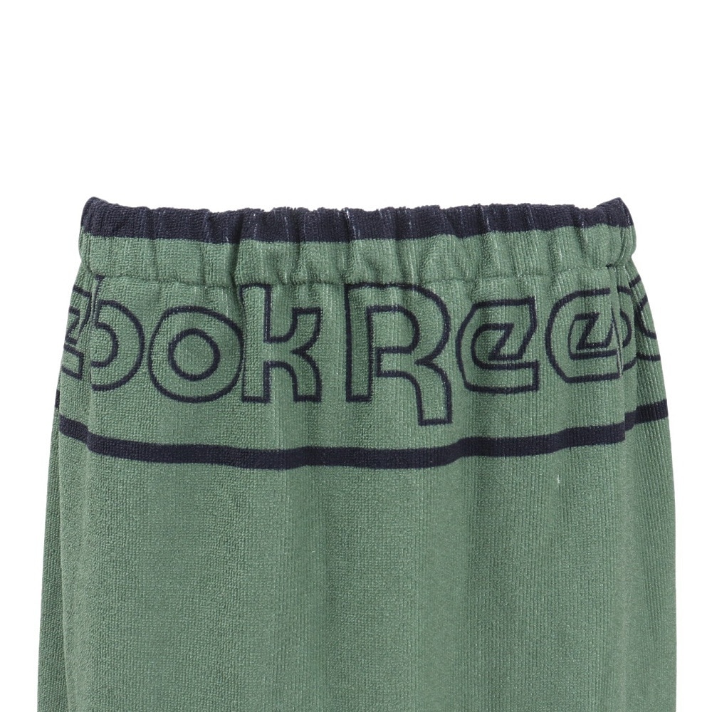 リーボック（REEBOK）（メンズ、レディース、キッズ）ラップタオル 水泳 PE100丈ロゴ巻きタオル 緑 100cm丈 125415 KH 大判 スイムタオル プール 水泳 子供