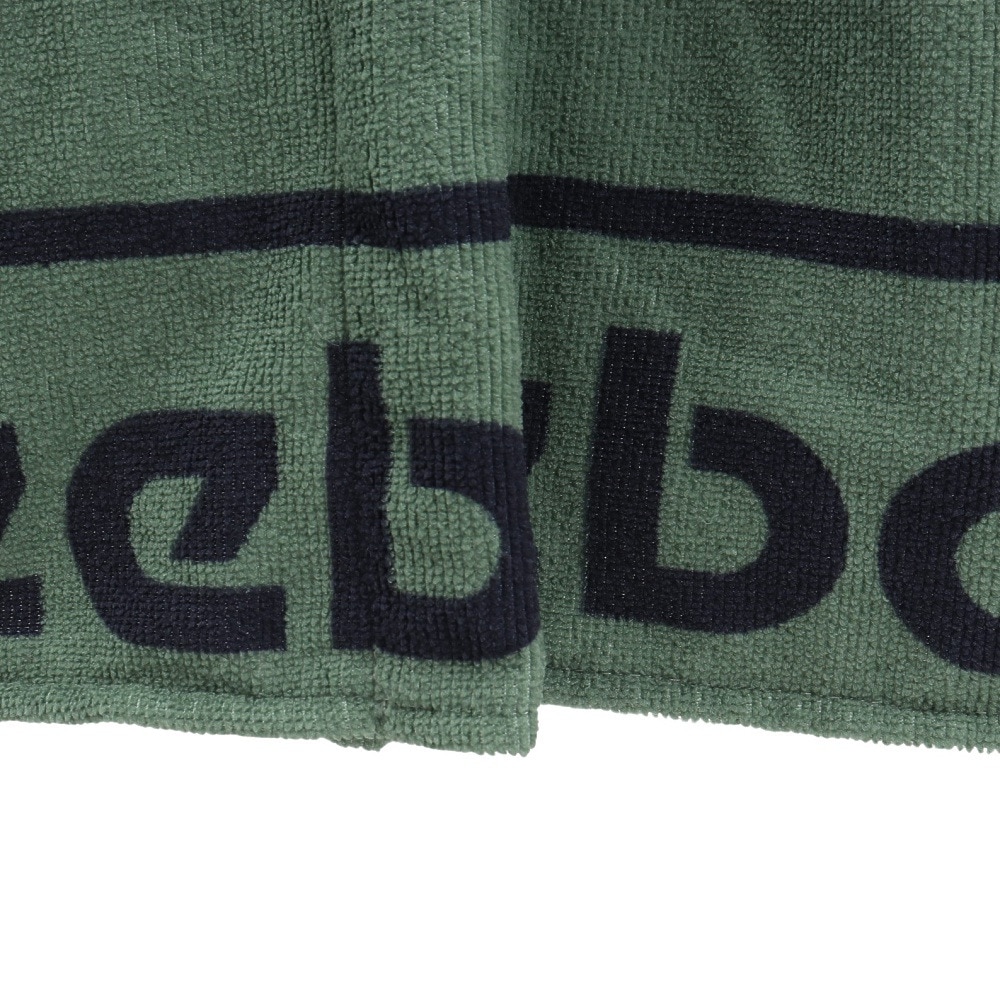 リーボック（REEBOK）（メンズ、レディース、キッズ）ラップタオル 水泳 PE100丈ロゴ巻きタオル 緑 100cm丈 125415 KH 大判 スイムタオル プール 水泳 子供
