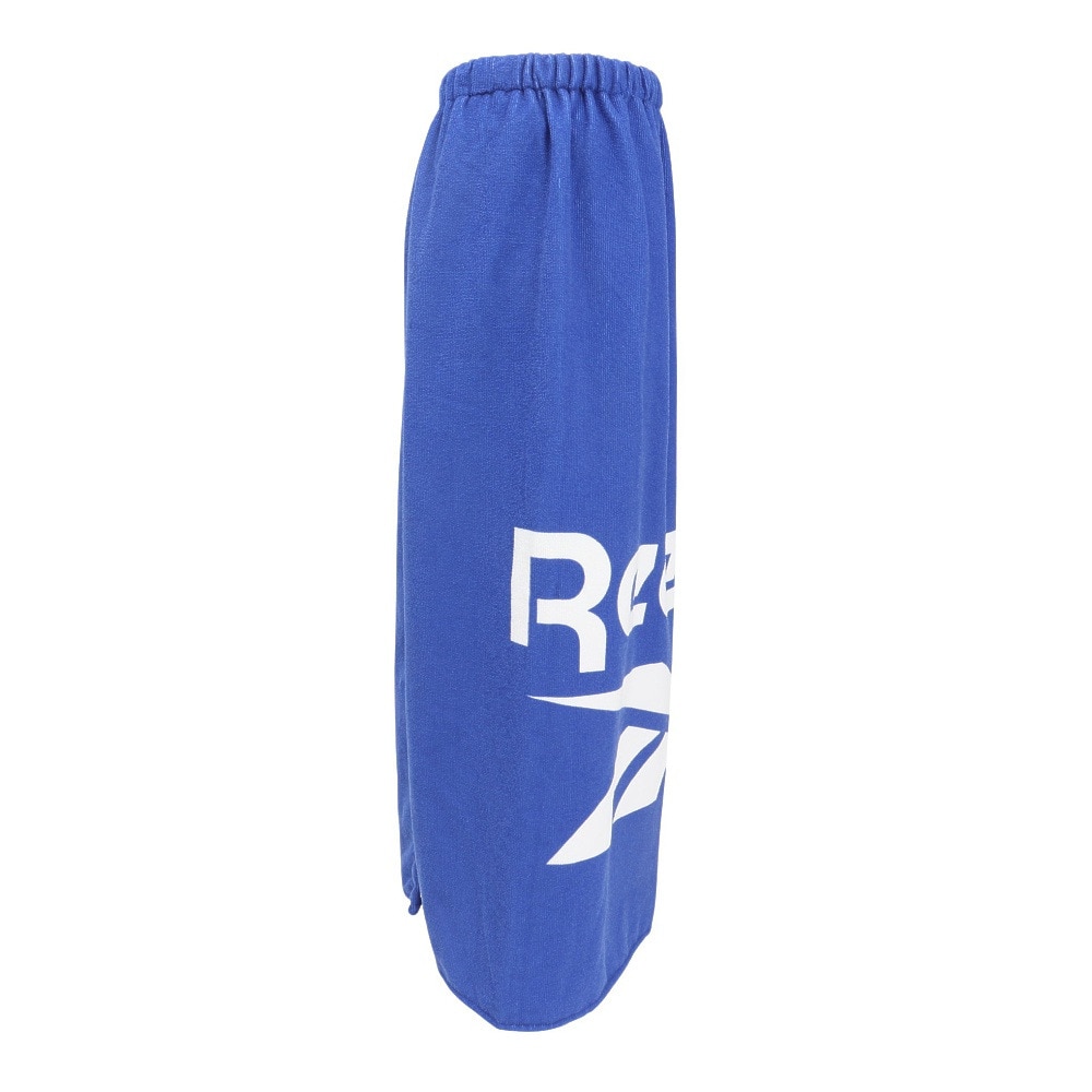 リーボック（REEBOK）（メンズ、レディース、キッズ）ラップタオル 水泳 PE100丈ロゴ巻きタオル 青 100cm丈 125416 PPL 大判 スイムタオル プール 水泳 子供