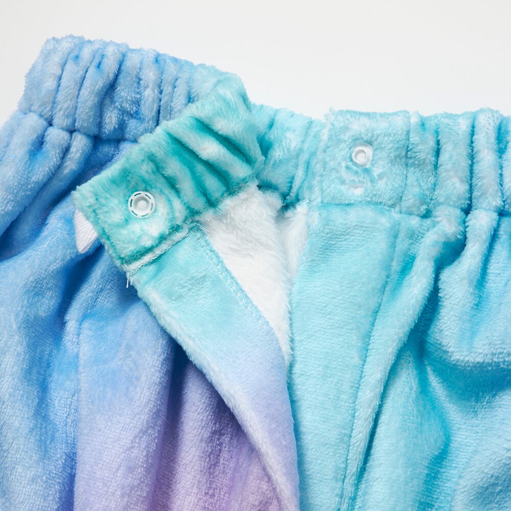 ニッキー キッズ（NIKKI KIDS）（キッズ）タオル 水泳 REYESREYES 100丈 タイダイ巻きタオル 青 100センチ 125421-SAX 吸水性 冷え防止 紫外線対策 紫外線予防