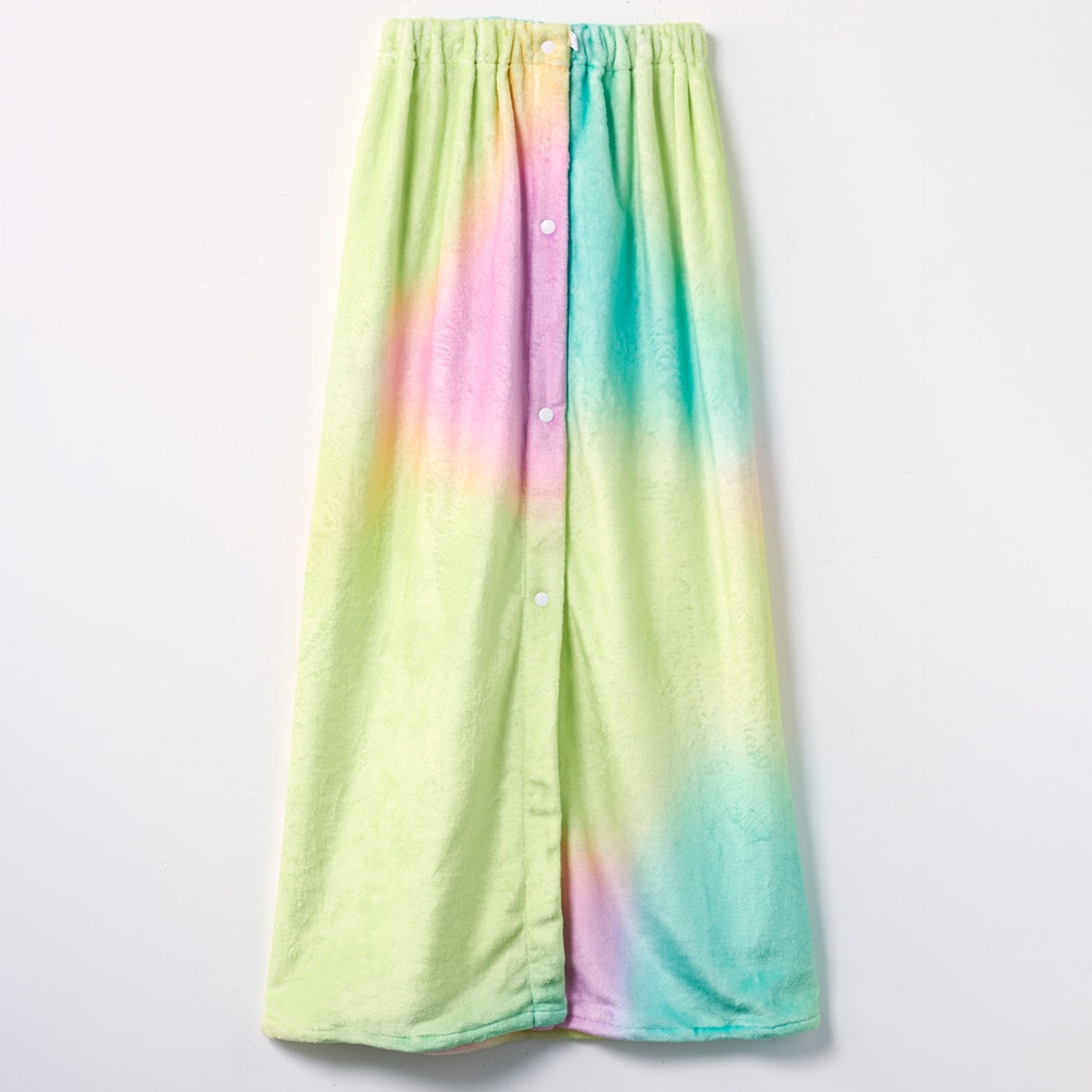 ニッキー キッズ（NIKKI KIDS）（キッズ）タオル 水泳 REYESREYES 100丈 タイダイ巻きタオル 黄色 100センチ 125421-YL 吸水性 冷え防止 紫外線対策 運動