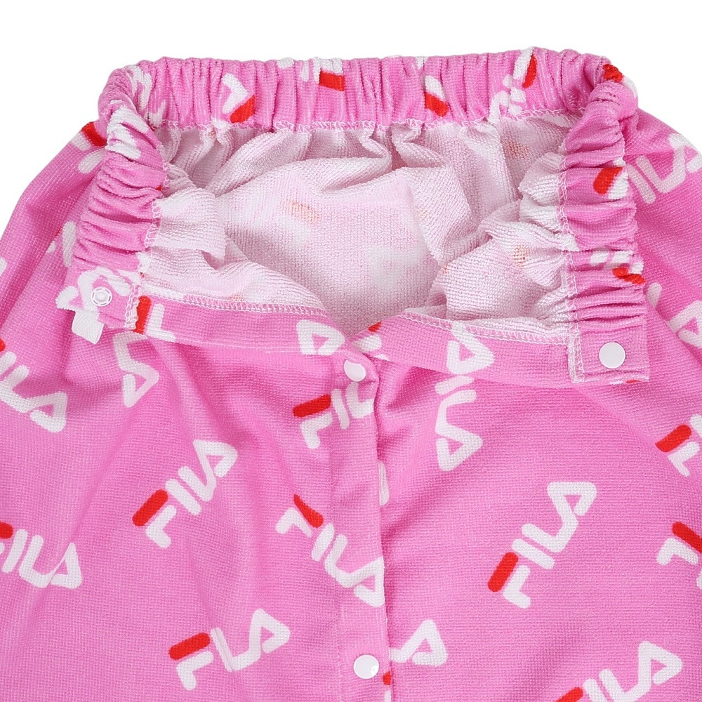 フィラ（FILA）（メンズ、レディース、キッズ）ロゴ巻きタオル 水泳 ピンク 424805 PK 吸水 シンプル スポーツ 運動 風呂 プール 海水浴 日焼け対策