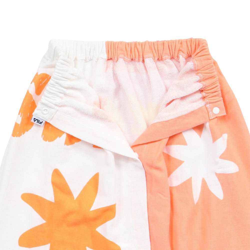 フィラ（FILA）（メンズ、レディース、キッズ）花柄綿ガーゼ巻きタオル