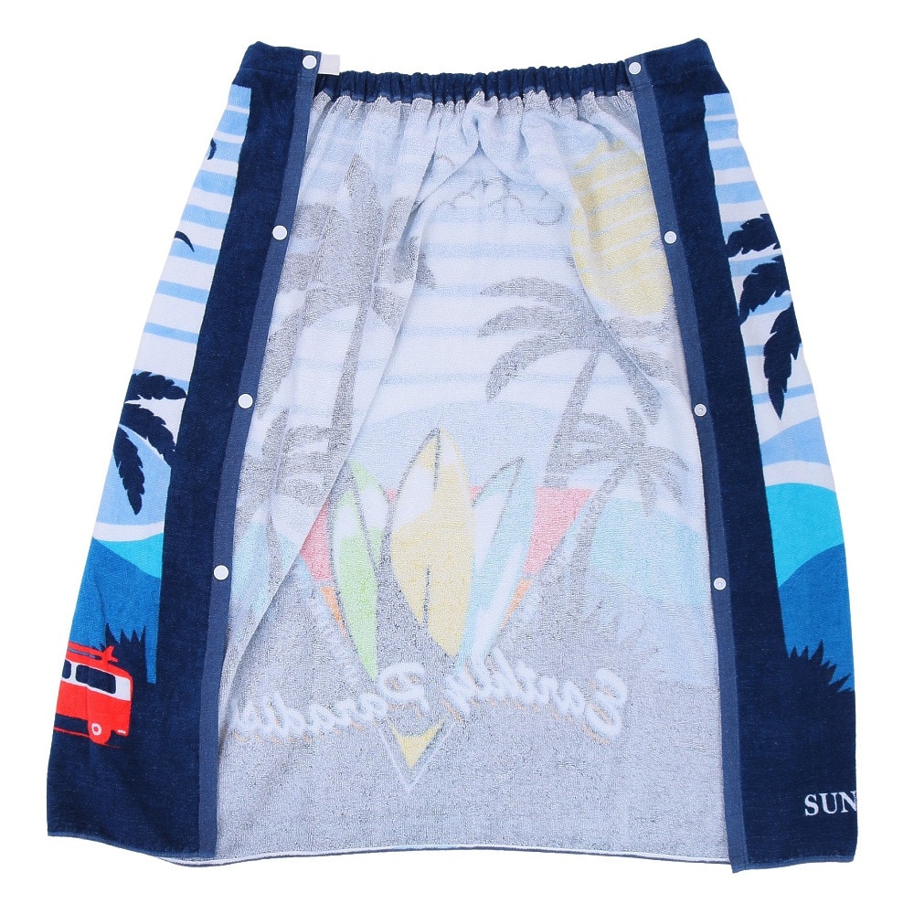 丸眞ユニ 水泳 タオル サンハート サマーアドベンチャー 巻きタオル 80cm丈 0625013800