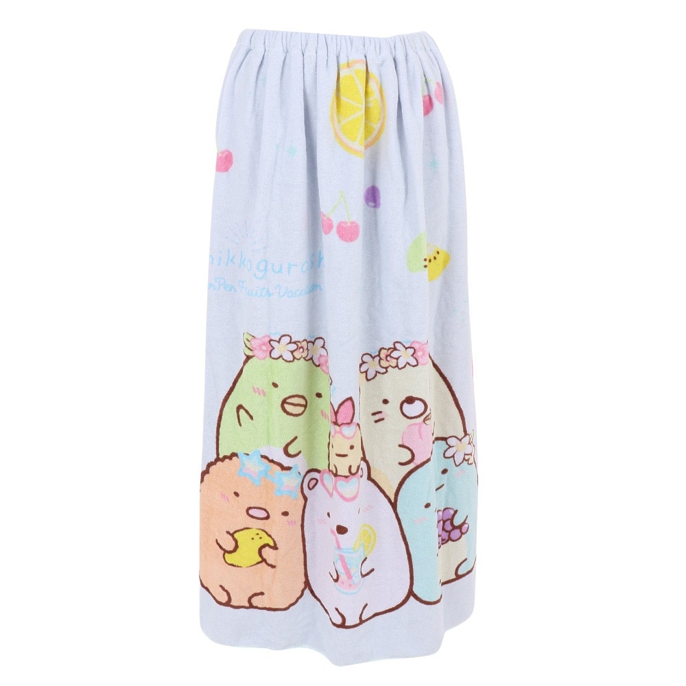 すみっコぐらし（Sumikkogurashi）（レディース）水泳 タオル すみっコぐらし フルーツバケーション 80cm丈 6575029500