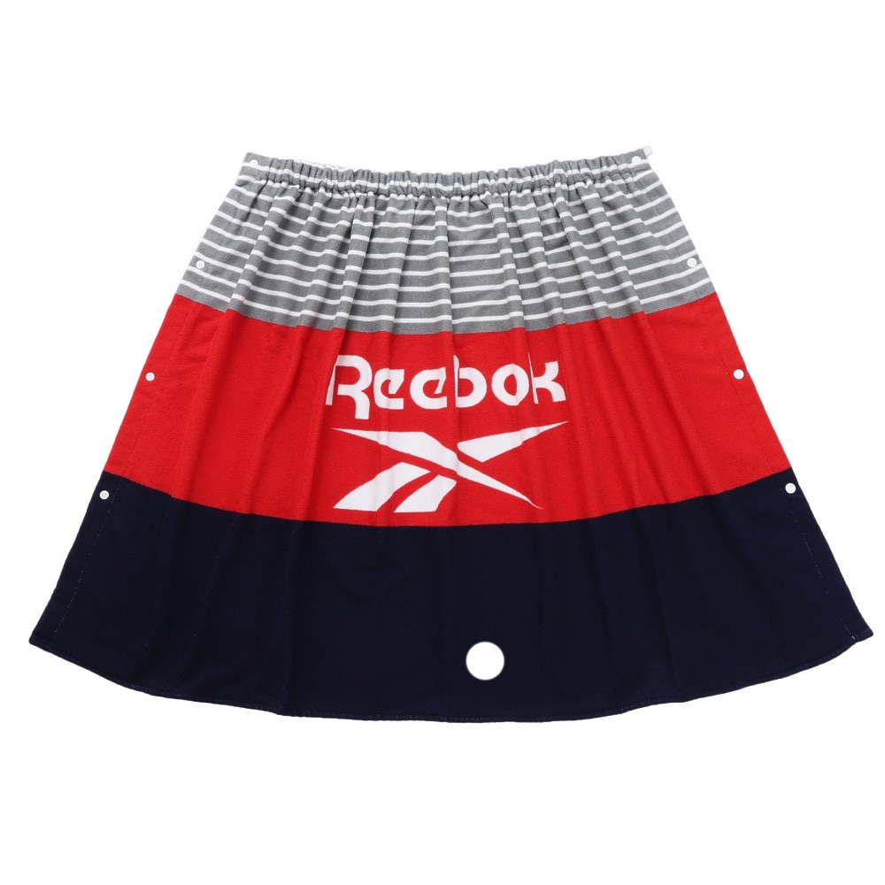 リーボック（REEBOK）（メンズ、レディース、キッズ）水泳 タオル 巻きタオル 80cm 123-419RD