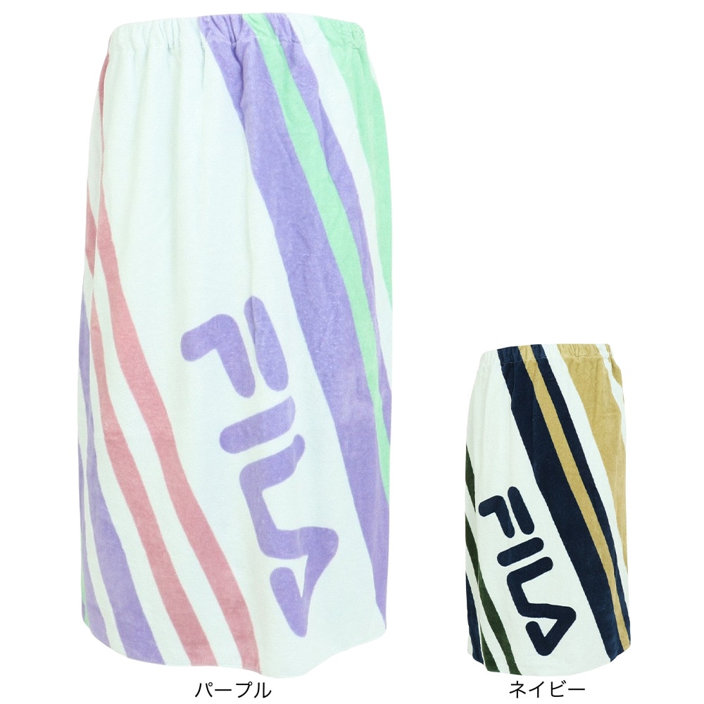 フィラ（FILA）（キッズ）水泳 タオル ロゴ巻きタオル 80cm 123-406NV