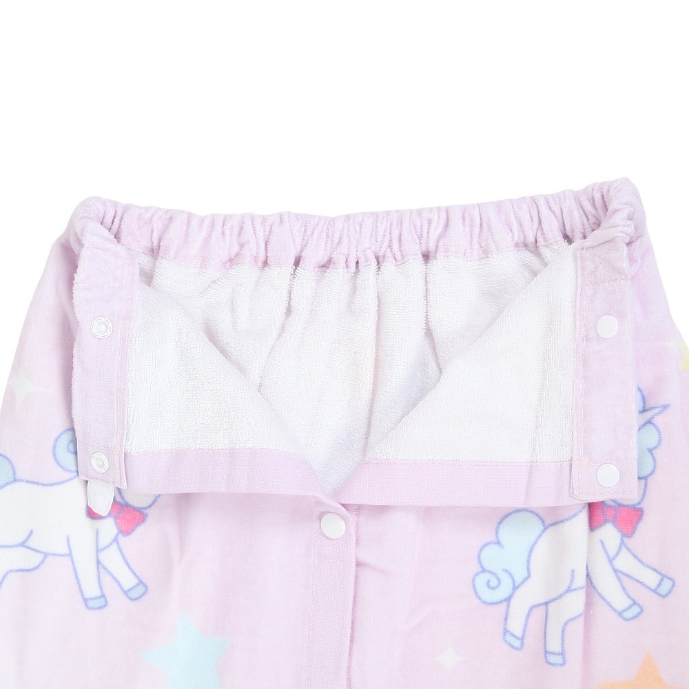 丸眞ユニ（キッズ）巻タオル 水泳 タオル サンハート ユニコーンミッドナイト 80cm丈  ピンク 0625022800 プールタオル お着替えタオル メルヘン ユニコーン
