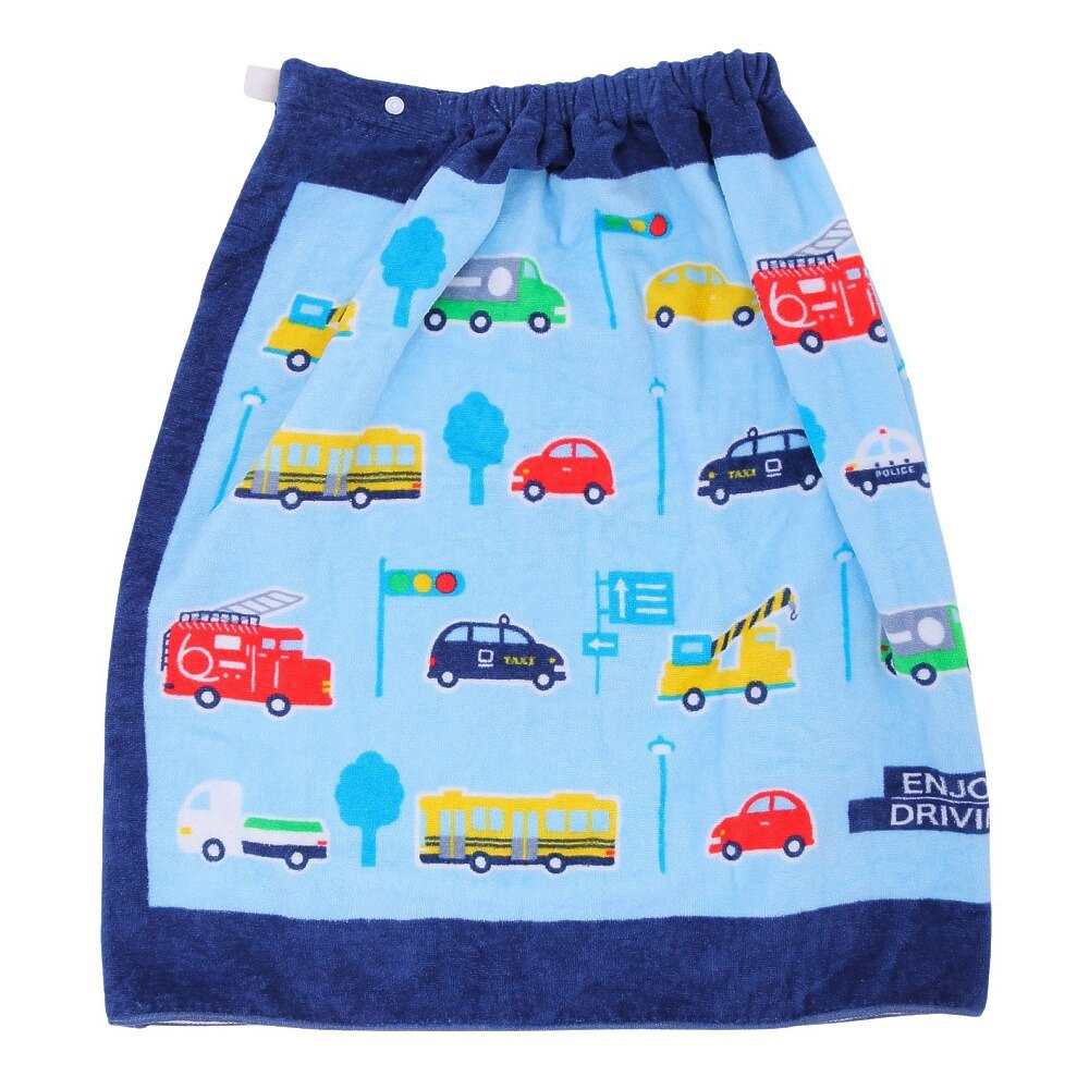 丸眞ボーイズ（marushin boys）（キッズ）水泳 タオル サンハート エンジョイドライビング 巻きタオル 60cm丈 0625013200