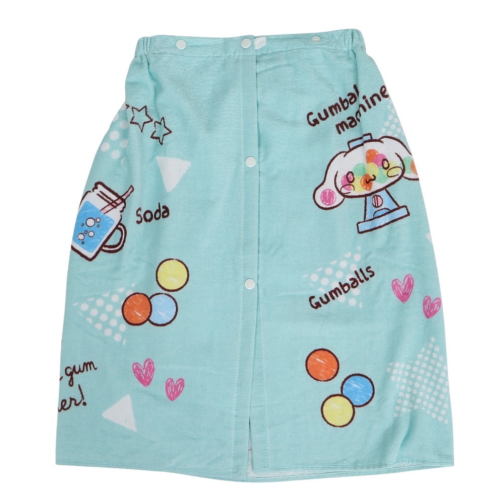 丸眞ユニ（キッズ）水泳 タオル シナモロール いっぱいおやつ 60cm丈 巻きタオル 3765004200