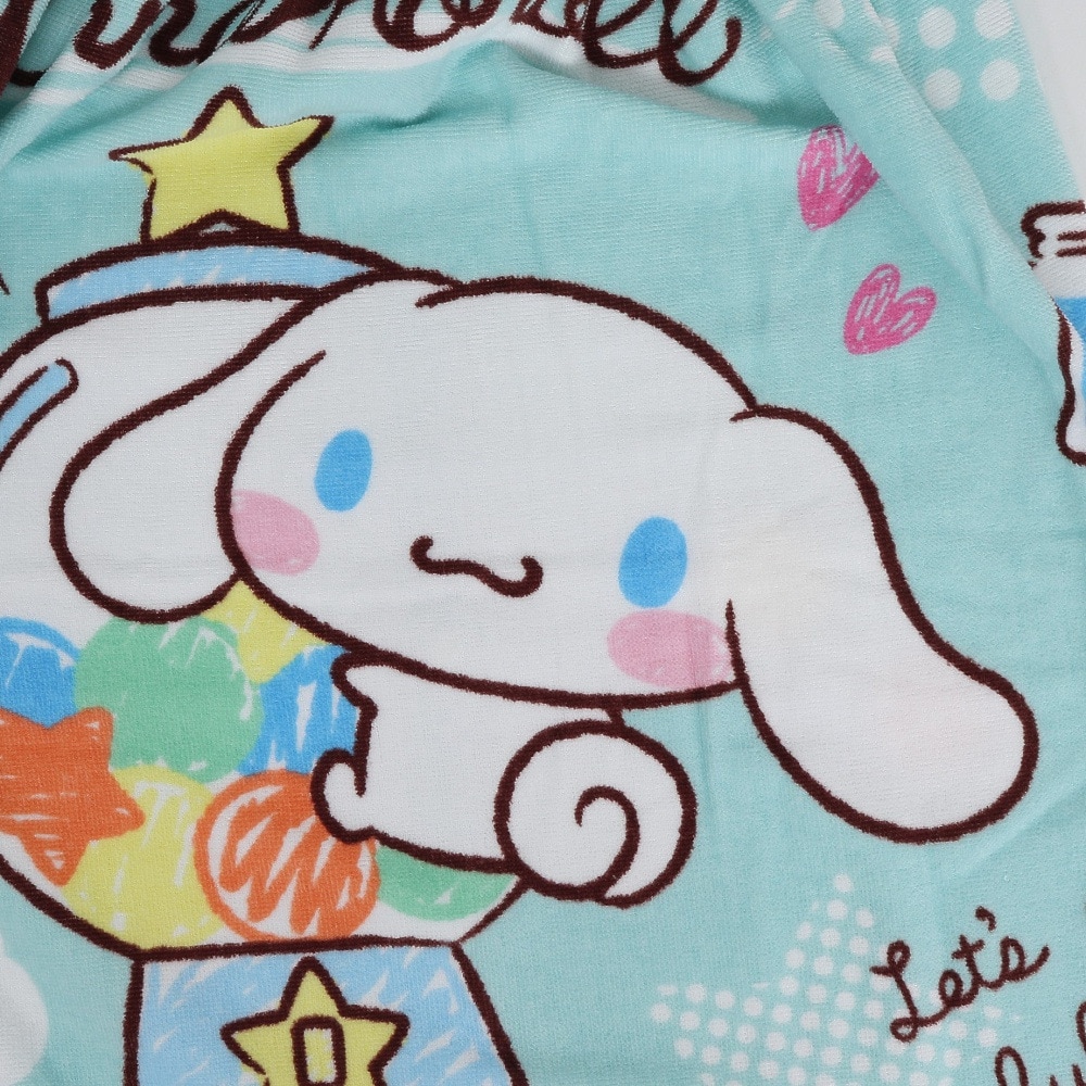丸眞ユニ（キッズ）水泳 タオル シナモロール いっぱいおやつ 60cm丈 巻きタオル 3765004200