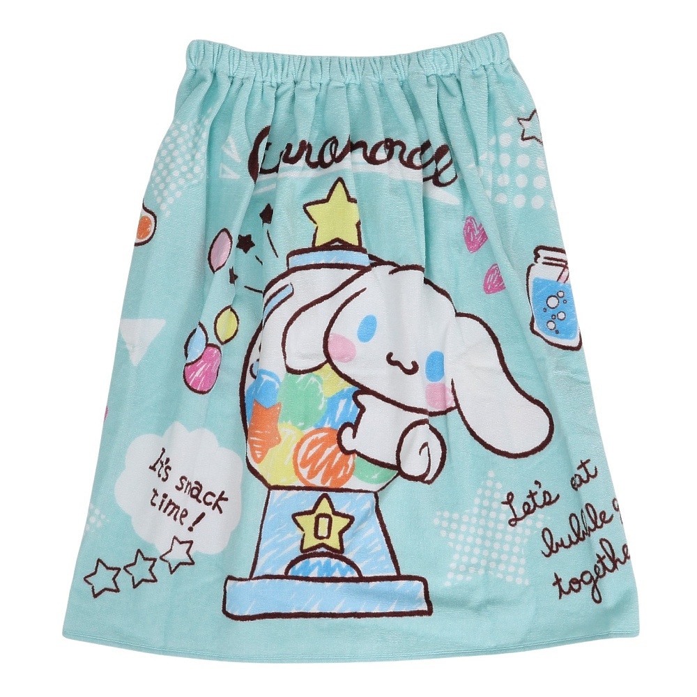 丸眞ユニ（キッズ）水泳 タオル シナモロール いっぱいおやつ 60cm丈 巻きタオル 3765004200