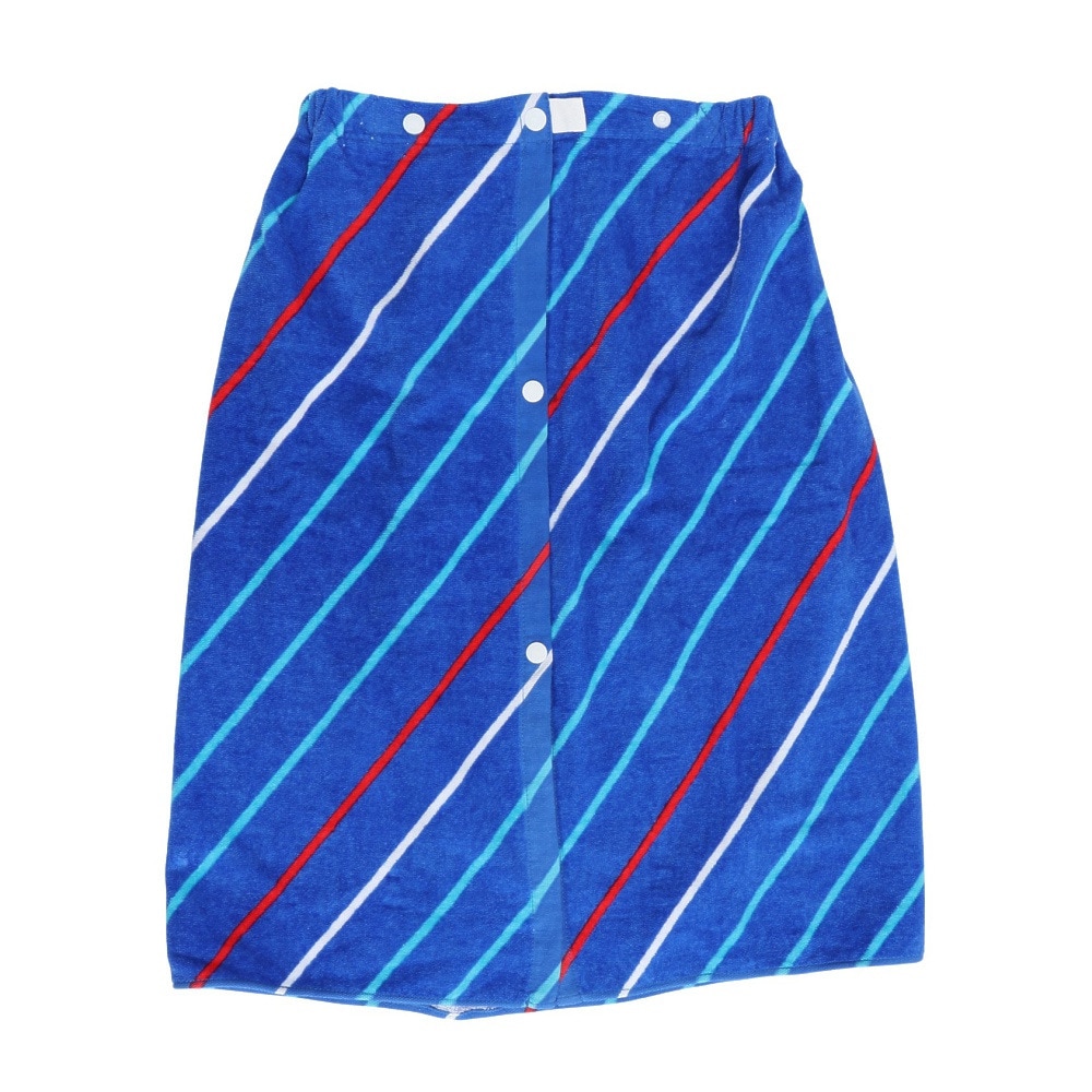 チャンピオン（CHAMPION）（キッズ）巻タオル 水泳 タオル スラッシュスタイル 60cm丈 青 5065030100 紫外線対策 着換え ラップタオル 学校 小学生 着換え