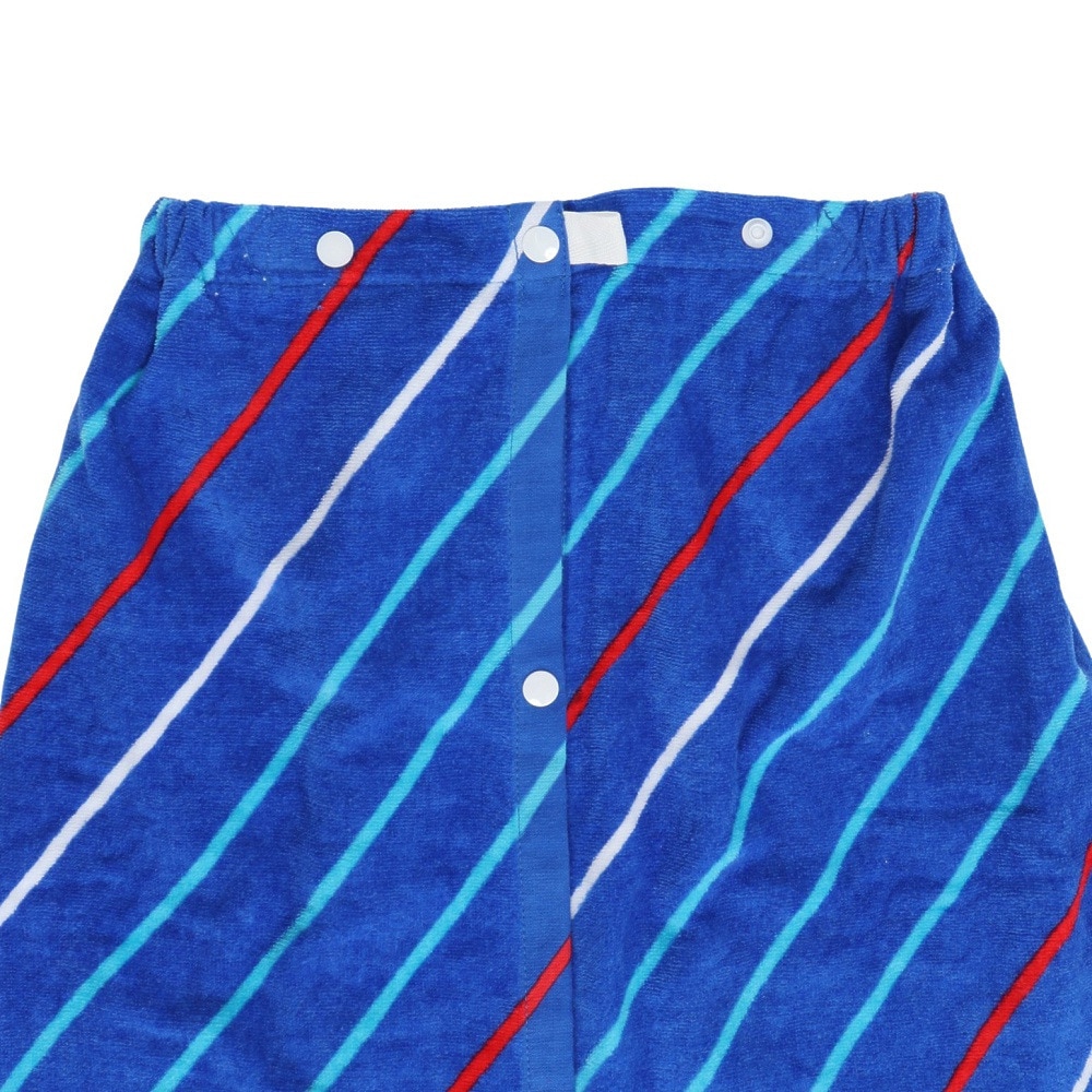 チャンピオン（CHAMPION）（キッズ）巻タオル 水泳 タオル スラッシュスタイル 60cm丈 青 5065030100 紫外線対策 着換え ラップタオル 学校 小学生 着換え