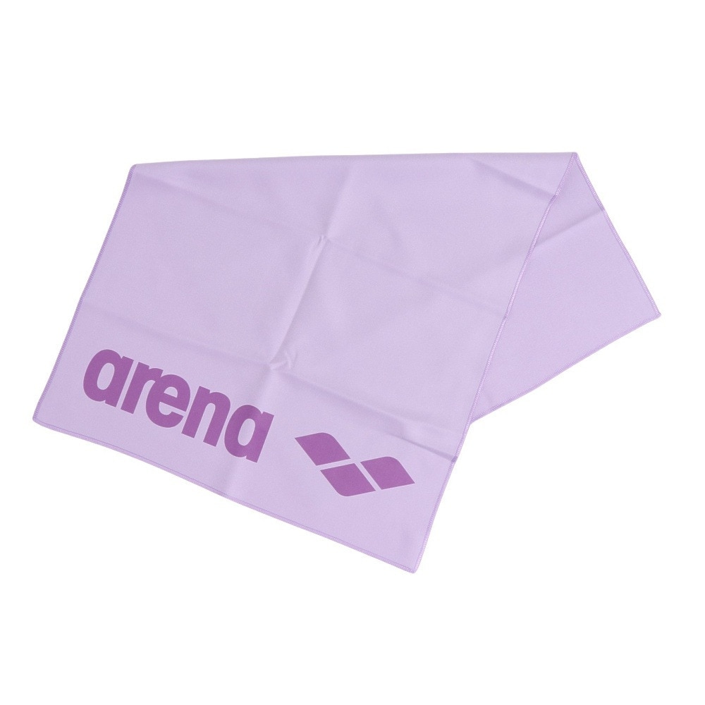 アリーナ（ARENA）（メンズ、レディース、キッズ）水泳 タオル ハイレークタオルL ARN-4424 PPL スイムタオル 66cm×40cm 紫