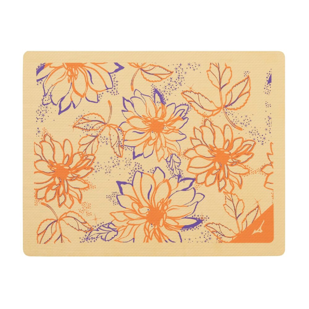 ミズノ（MIZUNO）（メンズ、レディース）スイムタオル TERAKAWA AYA COLLECTION 黄 34×44cm N2JYC50845 吸水タオル 水泳 プール 花柄