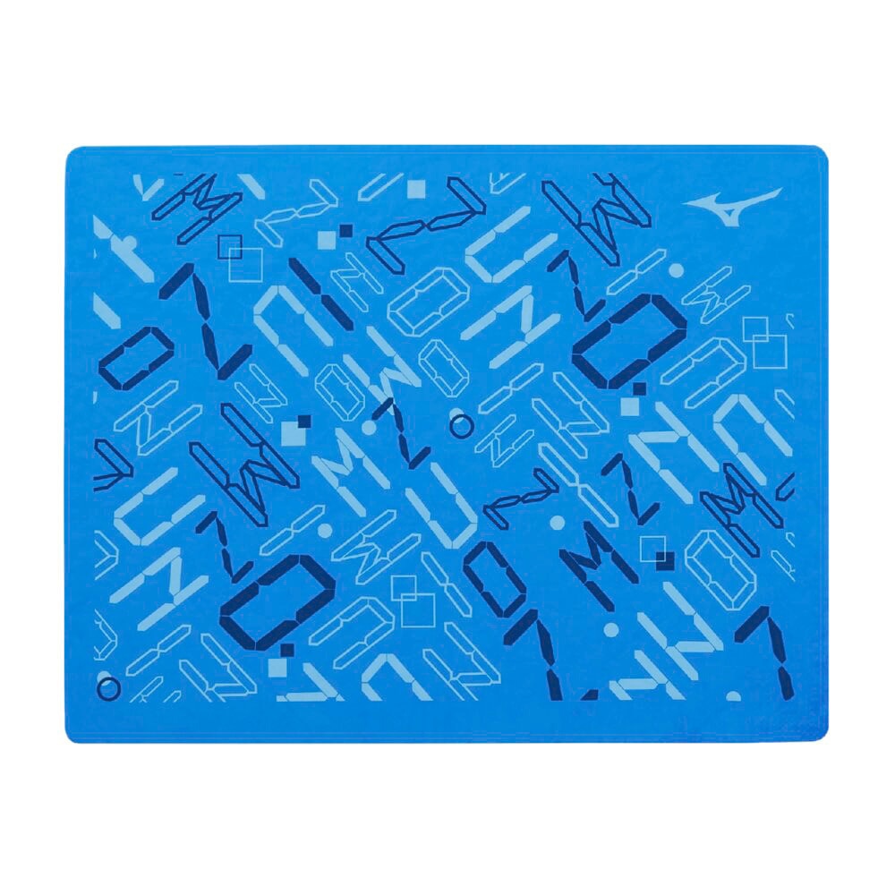 ミズノ（MIZUNO）（メンズ、レディース）スイムタオル 青 34×44cm N2JYC50527 吸水タオル 水泳 プール ケース付き 抗菌