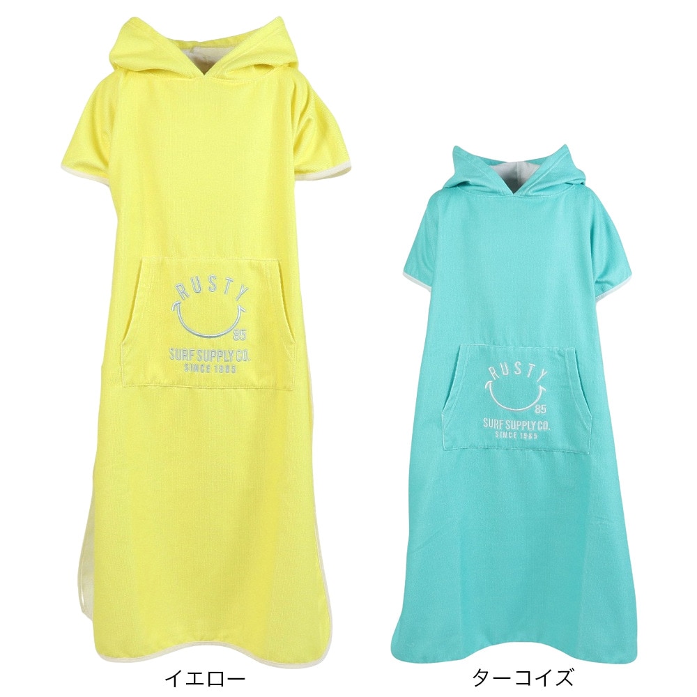 ラスティ（RUSTY）（レディース、キッズ）水泳 タオル ポンチョタオル 964955GRN