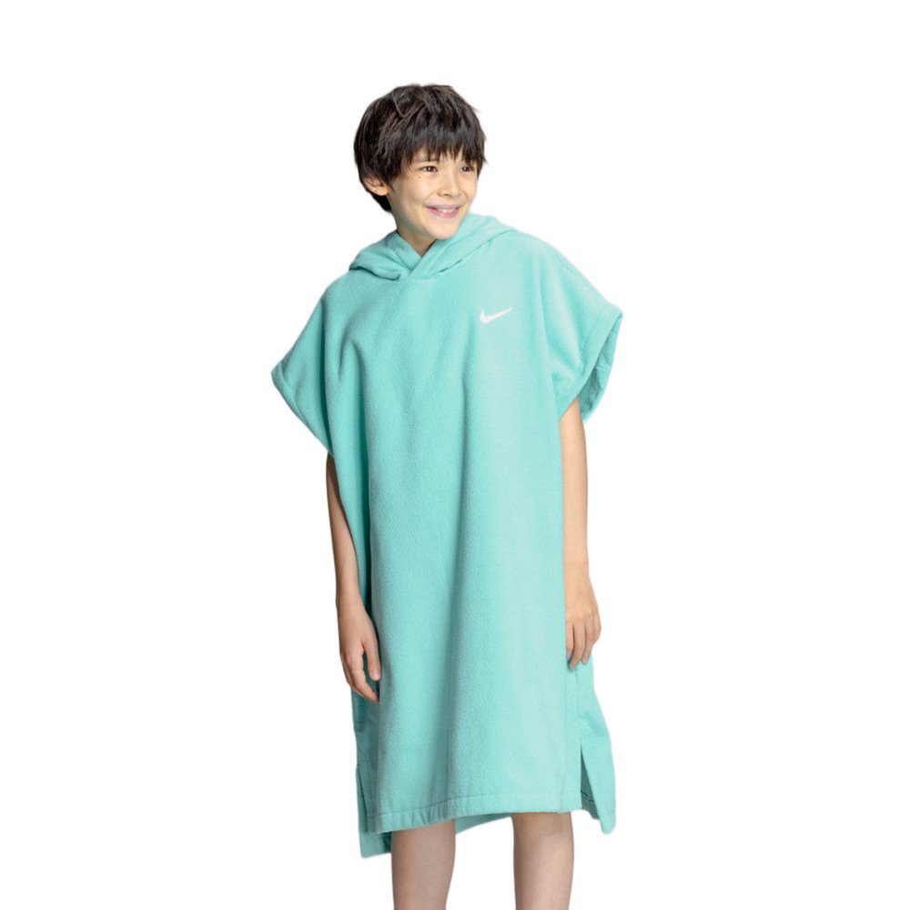 ナイキ（NIKE）（キッズ）水泳 タオル お着替えポンチョ 水色 NESSG840