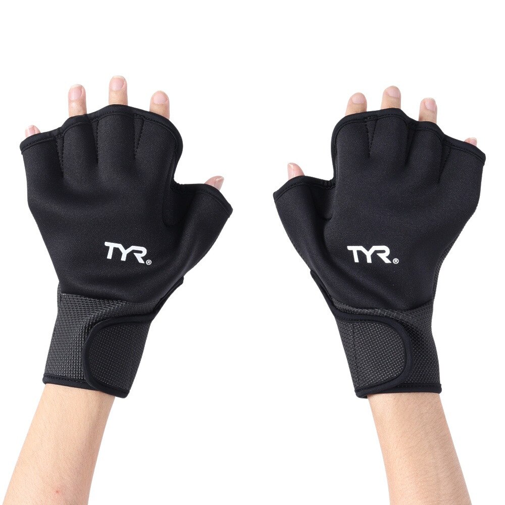 ティーワイアール（TYR）（メンズ、レディース）AQUATIC グローブ LFIT2 BKWH Lサイズ