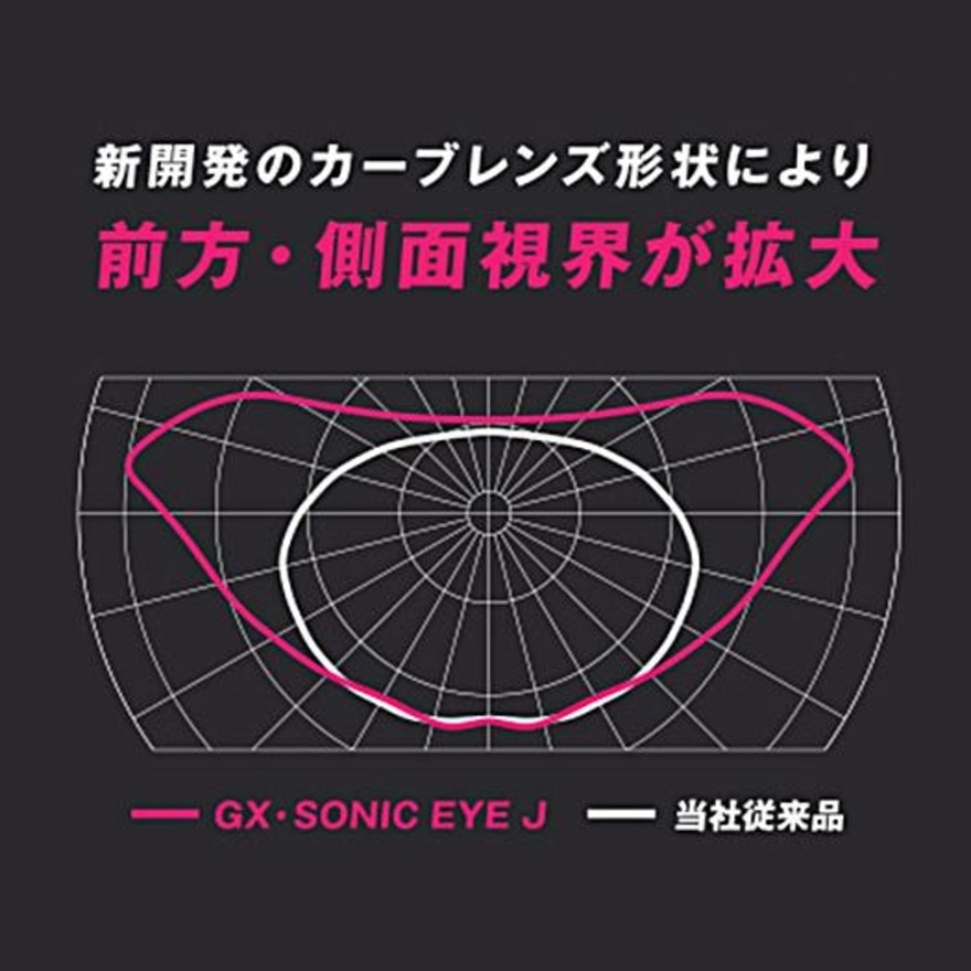 ミズノ（MIZUNO）（メンズ、レディース）水泳 ゴーグル GX・SONIC EYE J ノンクッションタイプ WA承認 N3JE900112