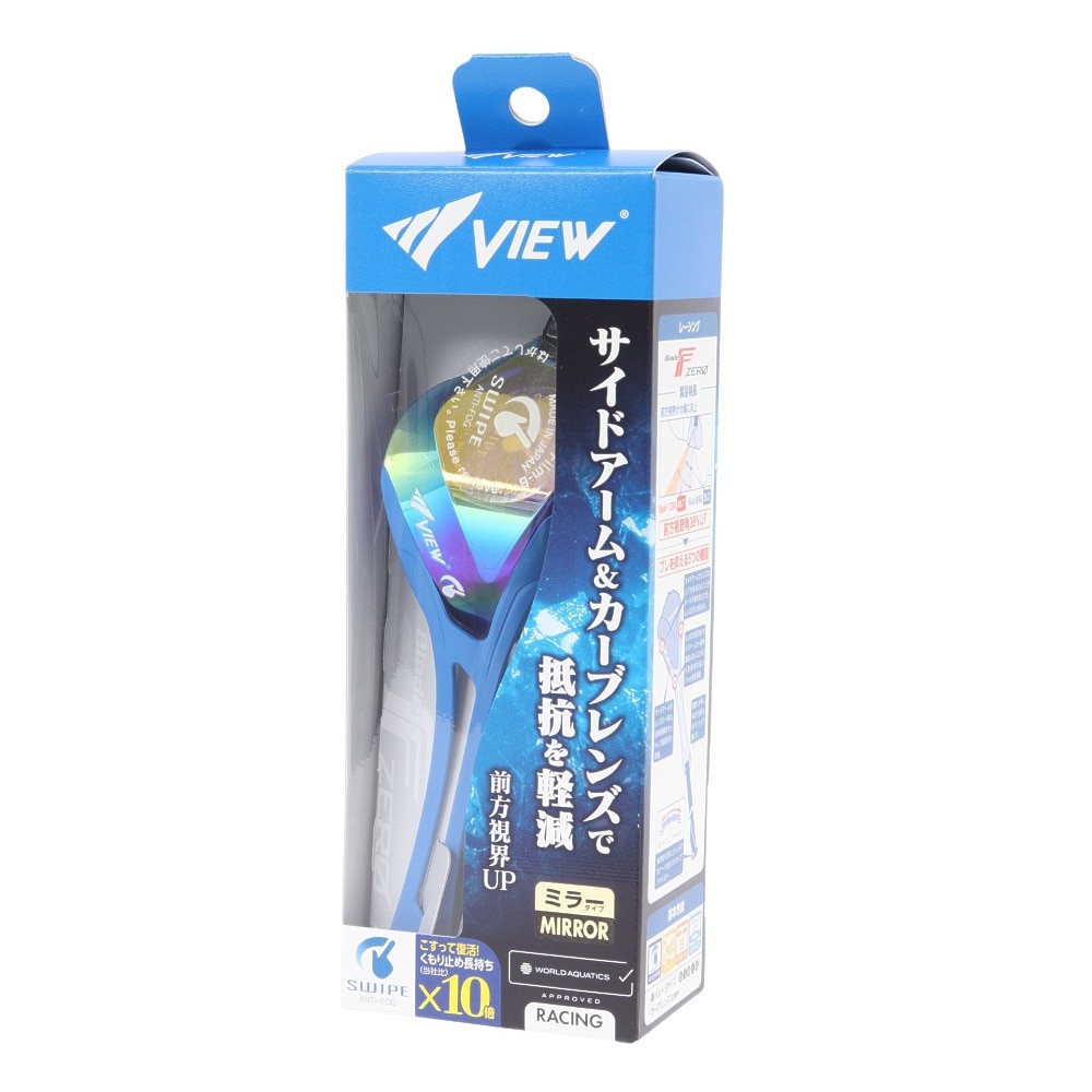 ビュー（VIEW）（メンズ、レディース）水泳 ゴーグル BLADE F ZERO ミラー SWIPE V128ESAM CBO