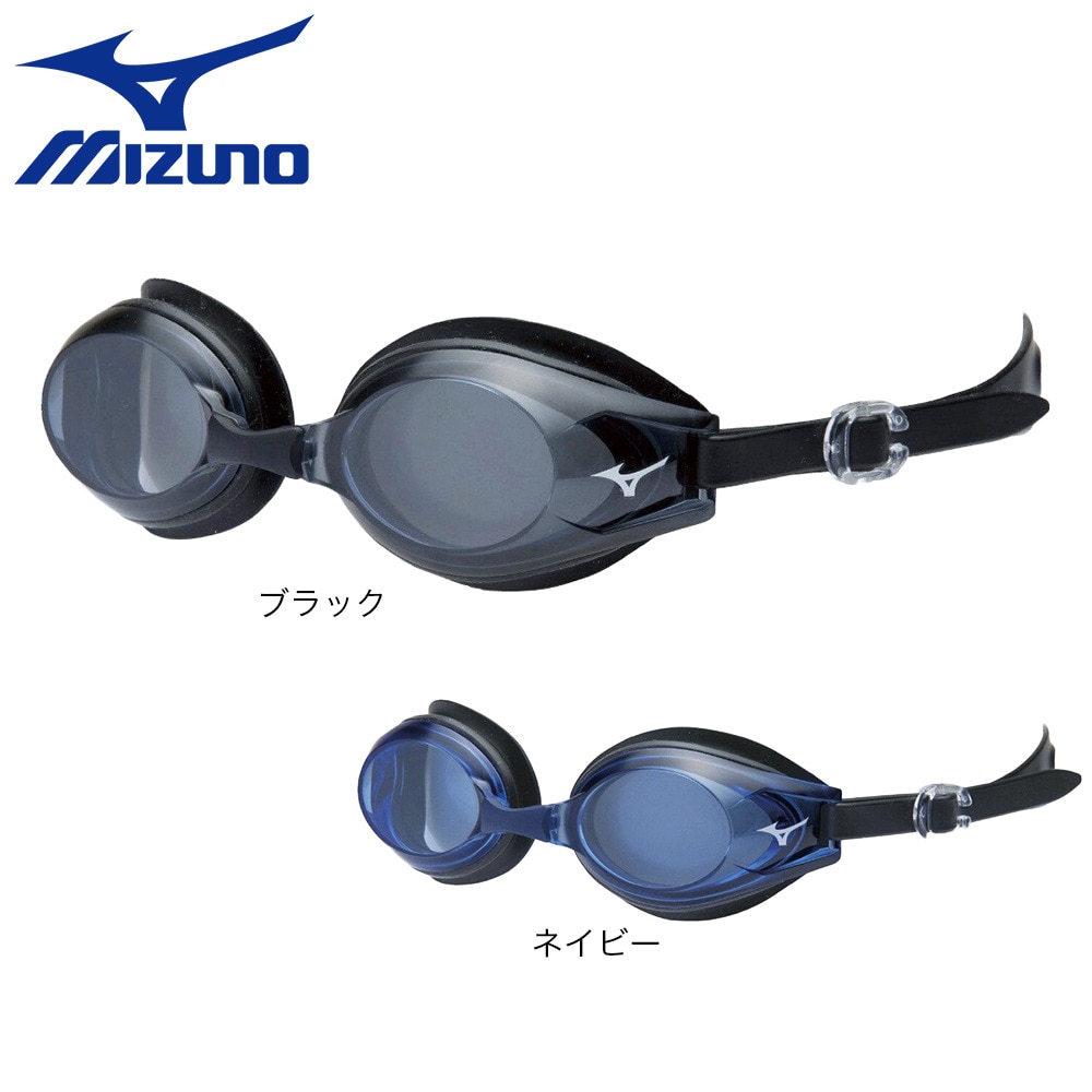 ミズノ（MIZUNO）（メンズ）スイミングゴーグル FINA承認 UVカット N3JE601009 くもり止め ワイドレンズ 水泳 競泳用