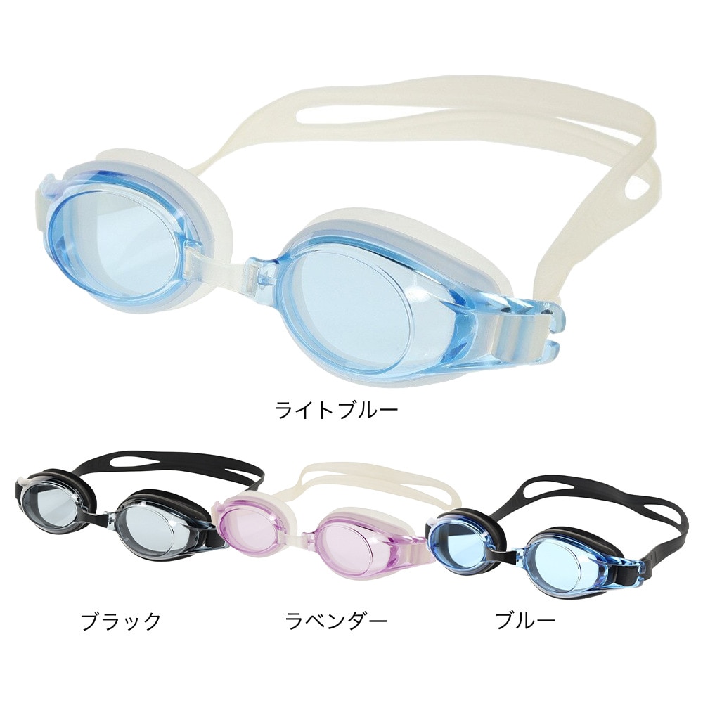 タバタ（Tabata）（メンズ、レディース）水泳 ゴーグル H2340LYZ BK 曇り止め uvカット 競泳用